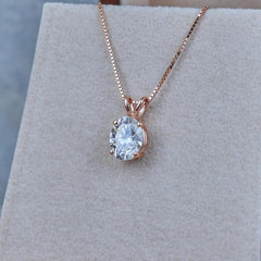 2 CT Oval Cut Diamond Charm Pendant For Women, Christmas Gifts, Anniversary Gifts, Wedding Pendant