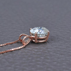 2 CT Oval Cut Diamond Charm Pendant For Women, Christmas Gifts, Anniversary Gifts, Wedding Pendant