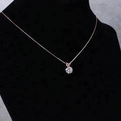 2.5 Carat Round Cut Diamond Charm Pendant For Women, Christmas Gifts, Anniversary Gifts