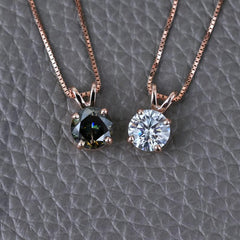 2.5 Carat Round Cut Diamond Charm Pendant For Women, Christmas Gifts, Anniversary Gifts