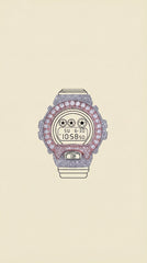 Luxury G-Shock Bezel with Genuine Natural Diamonds