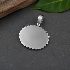 Luxury Two-Tone Pendant with Moissanite Diamonds –  Photo Jewelry by Alposh